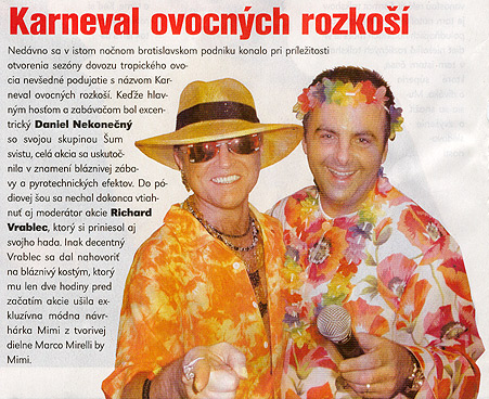 TV Komplet 9. Január 2004: Karneval ovocných rozkoší