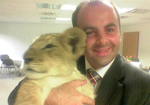 Štvormesačný levík bol na maklérskej konferencii ING vo Vysokých Tatrách obrovskou atrakciou. 21.9.2006